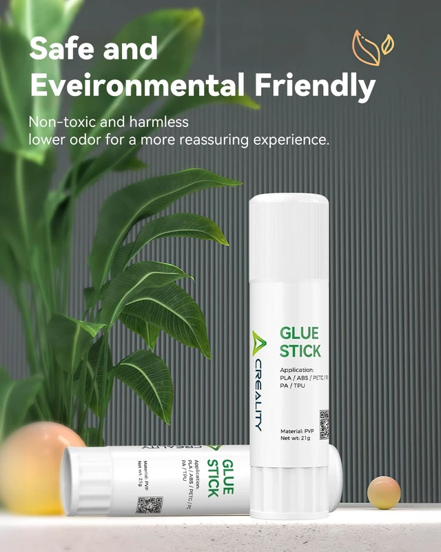 Alt view image 5 of 7 - Creality 3D Printer Glue Sticks PVP Solid Glue Sticks for 3D Printing Hot Bed Build Plate, Enhanced Adhesion Reduces Warping for Filament, 3D Printer Adhesive for PLA/ABS/PETG/PC/PA/TPU, 2 Pack