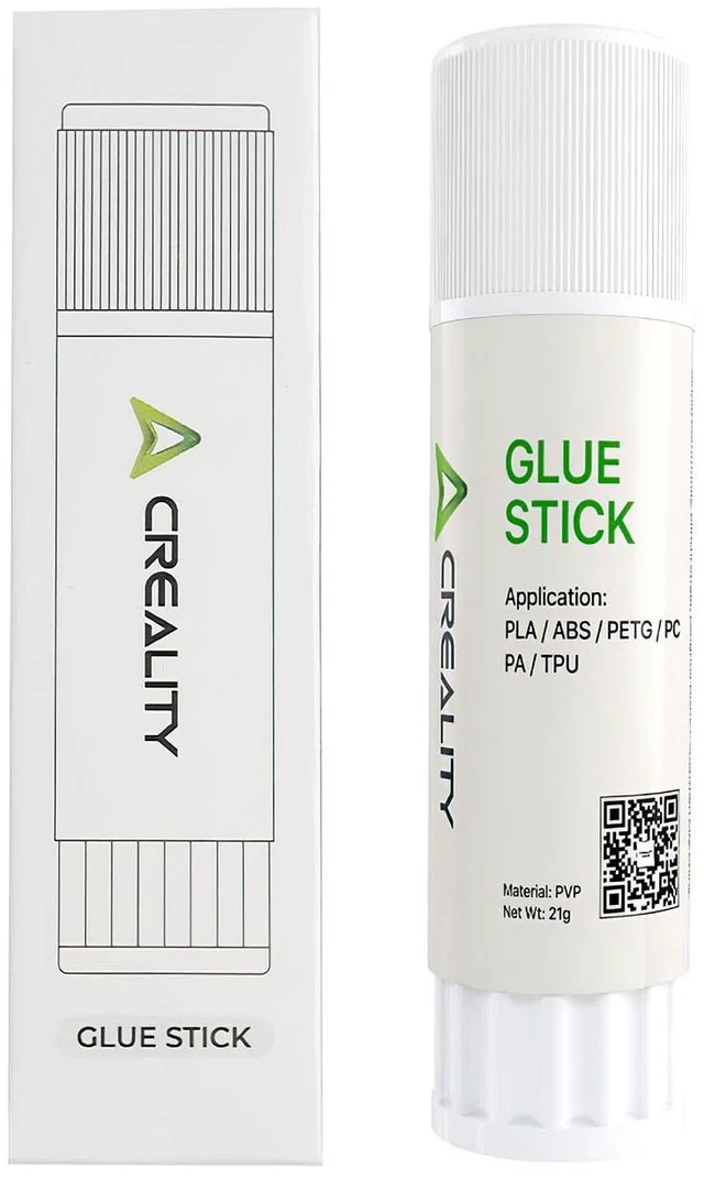 Main image of Creality 3D Printer Glue Sticks PVP Solid Glue Sticks for 3D Printing Hot Bed Build Plate, Enhanced Adhesion Reduces Warping for Filament, 3D Printer Adhesive for PLA/ABS/PETG/PC/PA/TPU, 1 Pack