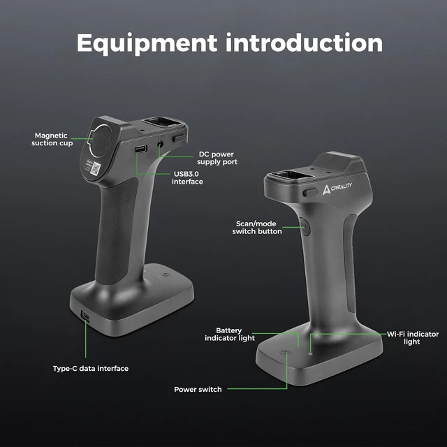 Alt view image 6 of 7 - Creality Scan Bridge for Raptor/Raptor Pro/RaptorX/Sermoon S1, Supports WiFi 6 Wireless Screen Mirroring, Smart Phone Application, Large Capacity and Fast Charging, Lightweight and Compact for Use