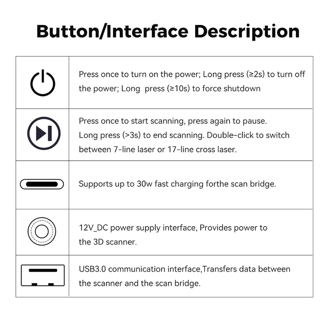 Alt view image 7 of 7 - Creality Scan Bridge for Raptor/Raptor Pro/RaptorX/Sermoon S1, Supports WiFi 6 Wireless Screen Mirroring, Smart Phone Application, Large Capacity and Fast Charging, Lightweight and Compact for Use