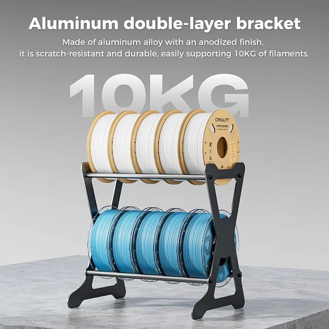 Alt view image 6 of 7 - Official CREALITY Multi-roll Filament Dryer, Filament Storage Box with Heating for 3D Filament 10kg Spool, Detachable Heating Module,Fast Heating to 70°C, Fireproof Moisture-Proof for PLA PETG ABS TPU