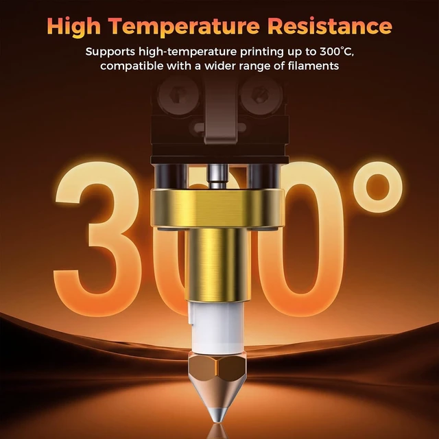 Alt view image 5 of 7 - Creality Official Ender 3 V4 Ceramic Heating Block Kit, Original Replacement Hotend Kit with Ceramic Insulation, Fast Heating & Clog Prevention, Integrated Design Extruder Hotend for Ender 3 V4