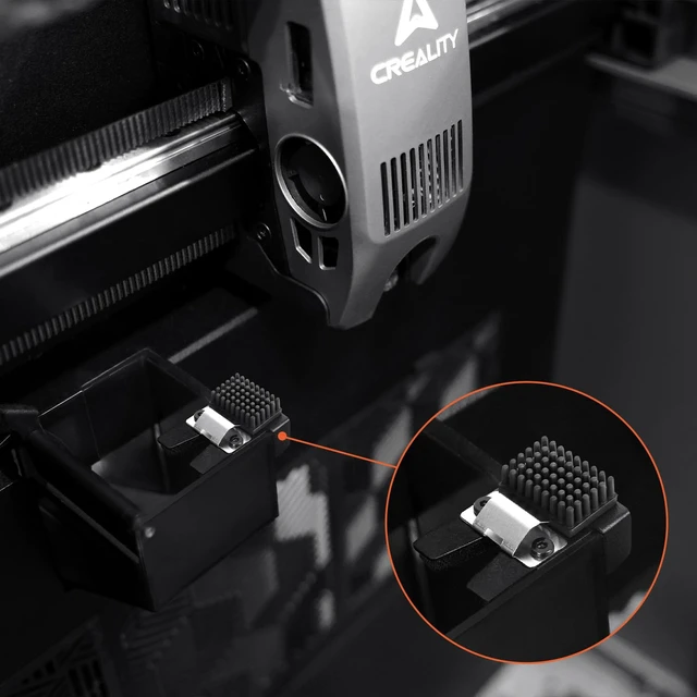 Alt view image 2 of 5 - Creality Official K2 Plus Nozzle Wiper Module, with 5PCS Mouth Wiper Strips, K2 Plus Combo Original Replaceable Accessories for Nozzle Cleaning