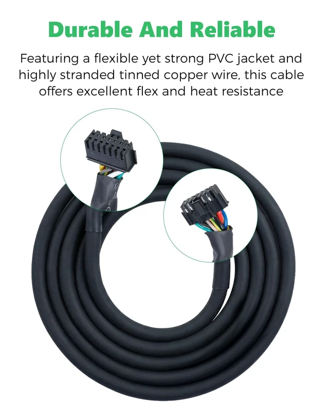 Alt view image 6 of 7 - Creality K2 Pro Toolhead Cable, High-Temp & Durability Hotend Mainboard Connector Wire, Stable Signal Transmission OEM Compatible Plug & Play, K2 Pro 3D Printer Replacement