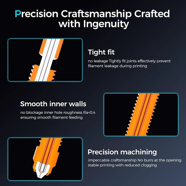 Alt view image 6 of 7 - Creality Official K2 Plus Ceramic Heating Block Hotend Kit, with Quick-swap Nozzle Kit, Supports 350°C High Temperature, All-Metal Integrated Design Extruder Hotend for 3D Printer K2 Plus Combo