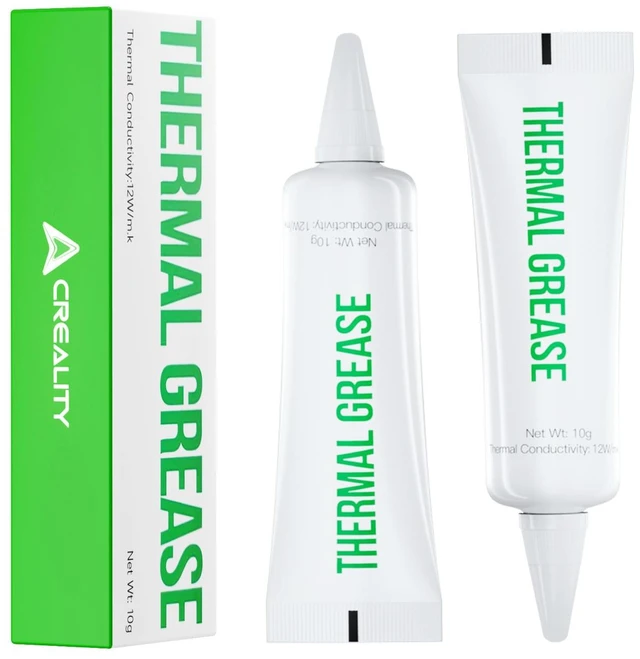 Main image of Creality 3D Printer Thermal Grease, High Thermal Conductivity, 250°C High-Temperature Resistant Paste for 3D Printer Hotend&Nozzle, Suit for All FDM 3D Printer (2Pack)