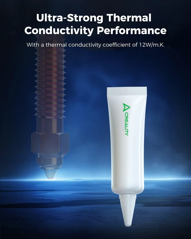 Alt view image 3 of 7 - Creality 3D Printer Thermal Grease, High Thermal Conductivity, 250°C High-Temperature Resistant Paste for 3D Printer Hotend&Nozzle, Suit for All FDM 3D Printer (2Pack)