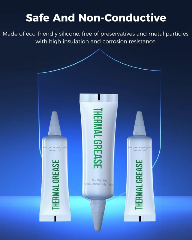 Alt view image 2 of 7 - Creality 3D Printer Thermal Grease, High Thermal Conductivity, 250°C High-Temperature Resistant Paste for 3D Printer Hotend&Nozzle, Suit for All FDM 3D Printer (2Pack)