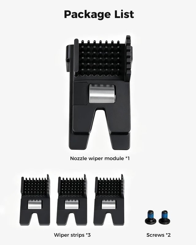Alt view image 7 of 7 - Creality Official K2/K2 Pro Nozzle Wiper Module, with 3PCS Mouth Wiper Strips, K2/K2 Pro Combo Original Replaceable Accessories for Nozzle Cleaning