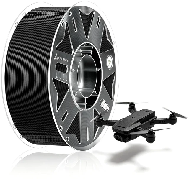 Main image of Official Creality Hyper PA612-CF 1.75mm 1KG Black, 3D Printer Filament - 15% Carbon Fiber Nylon Filament Reinforced - High-Strength, Low-Hygroscopic & Precision Molding for Industrial Applications