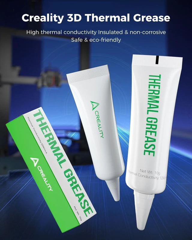 Alt view image 7 of 7 - Creality 3D Printer Thermal Grease, High Thermal Conductivity, 250°C High-Temperature Resistant Paste for 3D Printer Hotend&Nozzle, Suit for All FDM 3D Printer (2Pack)