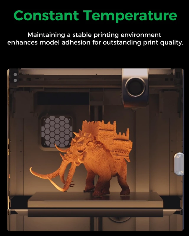 Alt view image 3 of 7 - Creality Official K1 SE/ K2 SE Enclosure, Transparent Black K1 SE Cover, 100% Fit Customized, Constant Temperature Noise Reduce Dustproof Protective Tent, 3D Printer Enclosure for Creality K2 SE