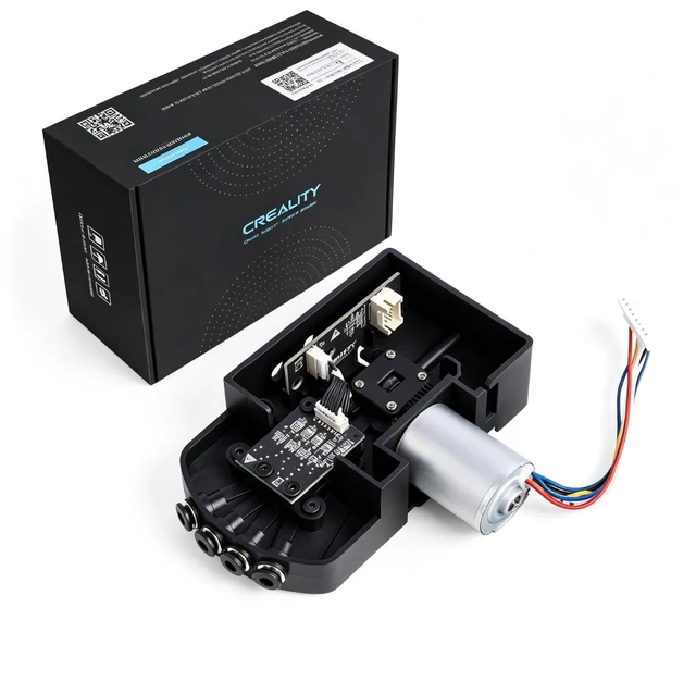 Main image of Creality Official CFS Five Way Kit, Original CFS Bottom Bracket with Brushless Motor(0.35A, 24V, L11) CFS Replacement Drive Bracket for Multi Color 3D Printer Automatically Filament System