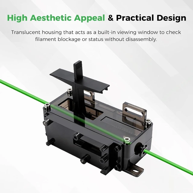 Alt view image 6 of 7 - Creality Official CFS-C Buffer, Original Filament Buffer, for K1 Series Multi-Color Printing Printer, Translucent Design, Ultra-Stable Feeding, Tangle Prevention, Replacement Parts for Creality CFS-C