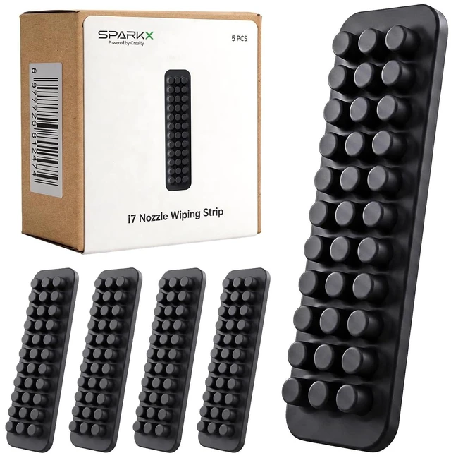 Main image of Creality Official SPARKX i7 Nozzle Wiper, 5PCS SPARKX i7 Nozzle Mouth Wiper Strips, Cleaning Nozzle Remove Residual Filament, Optimize Printing Experience