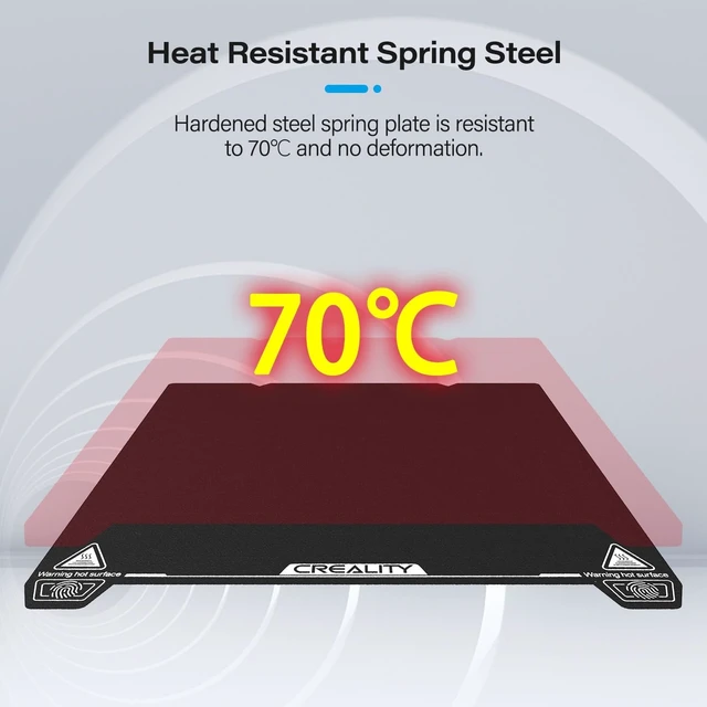Alt view image 5 of 7 - Creality Official Ender 3 S1 Original Build Plate, Textured PEI Bed Plate