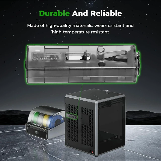 Alt view image 6 of 7 - Creality Official CFS Filament Buffer, Original 4-Way Filament Storage Buffer Unit, Anti-Tangle, for Multi-Color CFS Printing System, K2 Plus Combo, Creality Hi Combo and Multi-Color 3D Printers