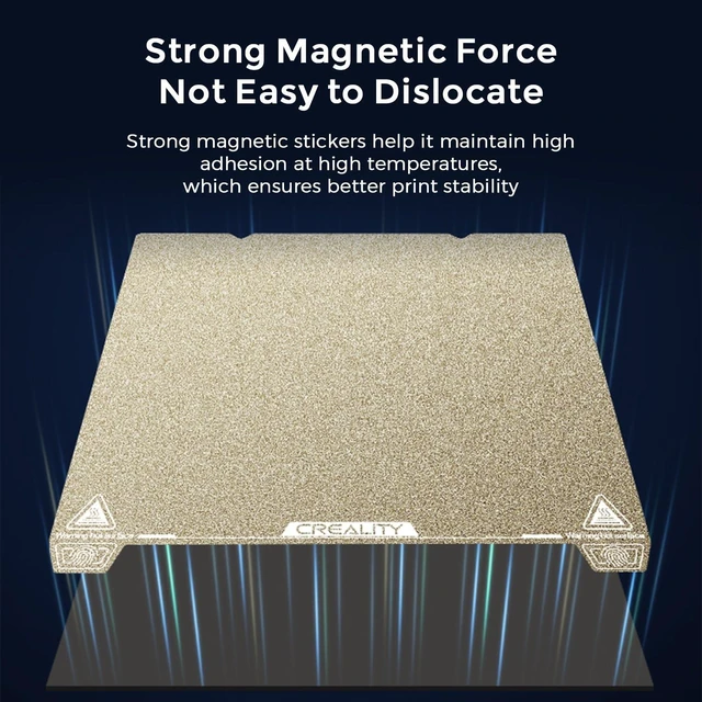 Alt view image 3 of 6 - Creality Official Ender 3 S1 Pro Original Build Plate, 235x235mm Texture Surface PEI Sheet Magnetic Removable Flexible Spring Heat Resistance Bed Plate for Ender 3 V3 SE/KE, K1, Ender 3 S1, CR-10 SE