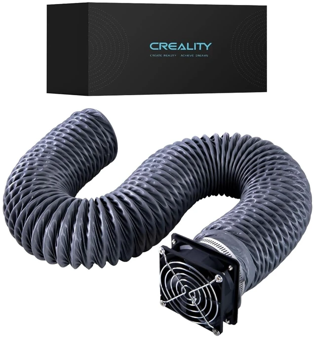 Main image of Creality Official Fume Extraction Kit, with a 4000 RPM High-Efficiency Ventilation Fan, Exhaust Smoke & Dust Low Noise, for Ender Enclosure with Fan Interface, Creality Engraver Enclosure