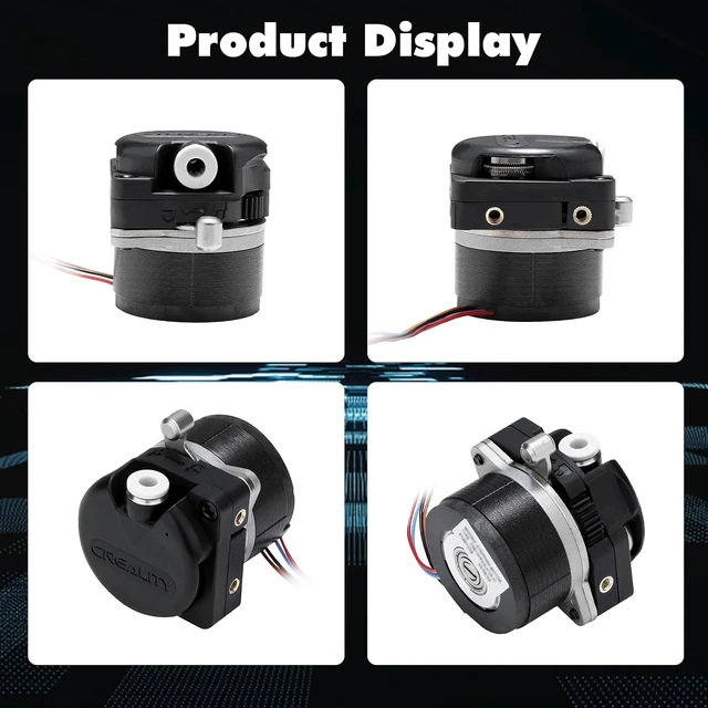 Alt view image 3 of 5 - Creality K1 Max/K1C/K1 SE/K1 Upgrade Direct Drive Extruder, Comes with 40N Stepper Motor, Dual Gear Smooth Feeding Extrusion Kit, Support 1.75mm Filament for 3D Printers Ender 3 V3, Ender 3 V3 Plus