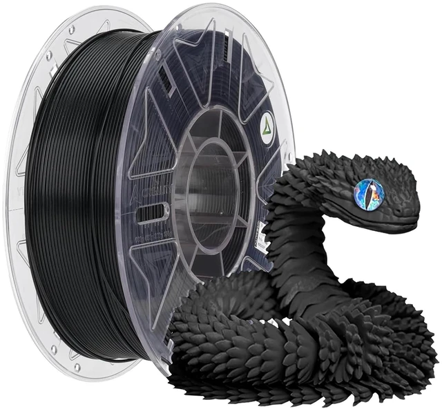 Main image of 2025 New Official RFID CREALITY Hyper PLA RFID Filament 1.75mm for K2 Plus Combo, High Speed 30-600mm/s 3D Printer Filament, 1kg(2.2lbs)/Spool Hyper PLA RFID Support CFS, for Most 3D Printers Black