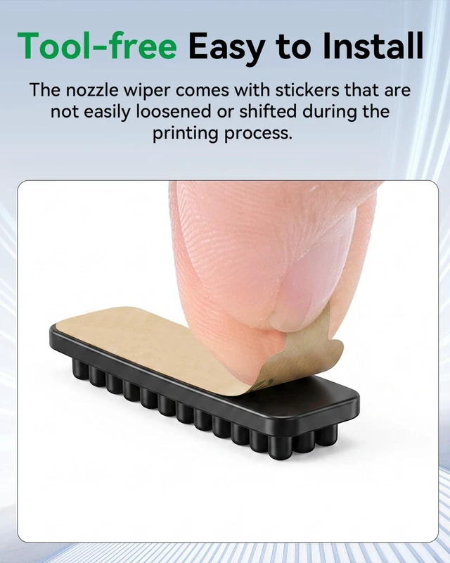 Alt view image 4 of 7 - Creality Official SPARKX i7 Nozzle Wiper, 5PCS SPARKX i7 Nozzle Mouth Wiper Strips, Cleaning Nozzle Remove Residual Filament, Optimize Printing Experience