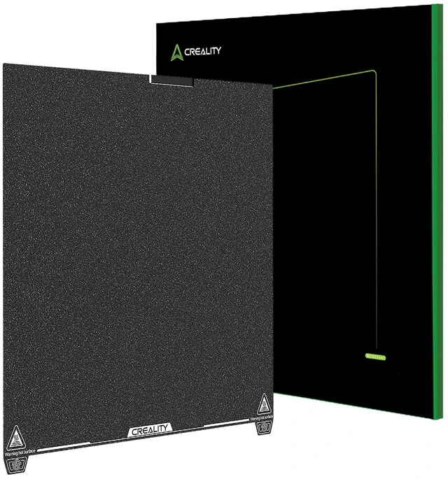 Main image of Creality Official K2 Plus Build Plate, 370x370mm Textured PEI Sheet Magnetic Flexible Removable Spring Steel Printing Plate 3D Printer Bed Plate (Without Magnetic Base)