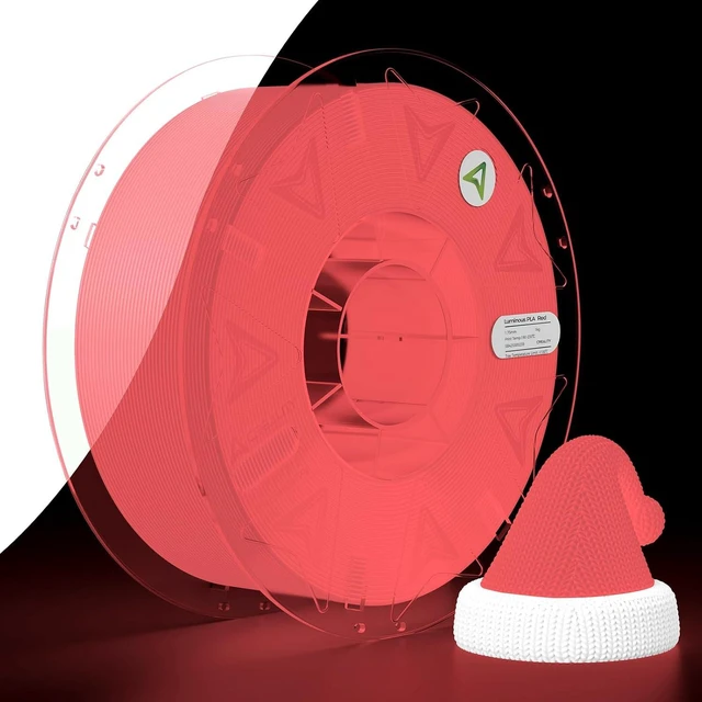 Main image of Creality Official Hyper PLA Filament 1.75mm, Glow in The Dark Filament, 3D Luminous PLA Printer Filament, RFID Filament, Best with UV Lamps, Fit Most FDM 3D Printers, 1kg Spool (2.2 lbs) Pink