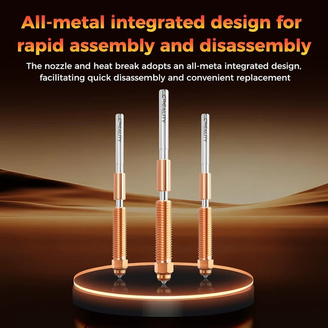 Alt view image 7 of 7 - Creality Official K1/K1 MAX/K1C/K1 SE Ceramic Heating Block Kit (New Version), K1 Series Upgrade Hotend Kit, 60W QuickHeat Hotend, Upgrade Part for Creality K1 Series 3D Printer