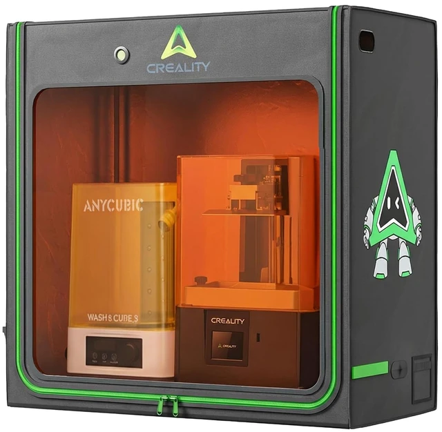 Main image of Creality Official Resin 3D Printer Enclosure with Fan Interface, 1000x500x1000mm Extra Large Space 3D Print Cover, Constant Temperature Dustproof Isolate Noise, Compatible with LCD Resin UV 3D Printer