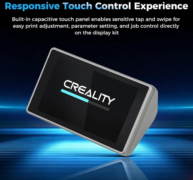 Alt view image 4 of 7 - Creality Official K1 Max Touch Screen Kit, Original 3D Printer Display Panel with Matching Flex Cable, DirectReplacement Touch Control Screen for Creality K1 Max 3D Printer