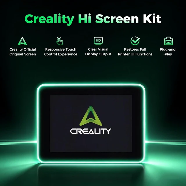 Alt view image 2 of 7 - Creality Official Hi Touch Screen Kit, Original 3.2" LCD HD Screen, Touch Display Replacement Panel with FFC Cable & Mounting Screw for Creality Hi 3D Printer