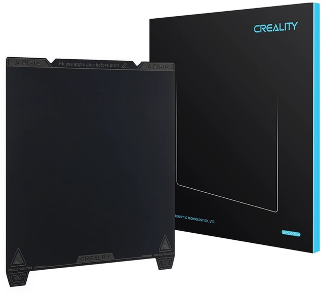 Main image of Creality Official K1 Max Build Plate Smooth Surface 315x310mm PEI Sheet Flexible Removable Spring Bed Plate for K1 Max, Ender 3 V3 Plus(Without Magnetic Base)
