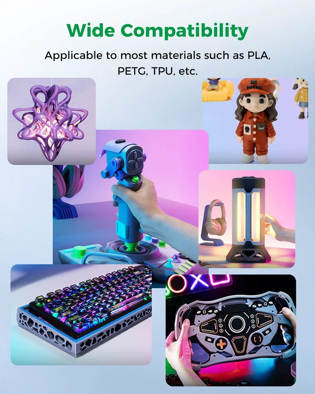Alt view image 6 of 7 - Creality Official SPARKX i7 Build Plate, Double Sided Textured PEI Sheet, 265×300mm Magnetic Flexible Removable Spring Steel Printing Plate, 3D Printer Bed Plate Gold (Without Magnetic Base)