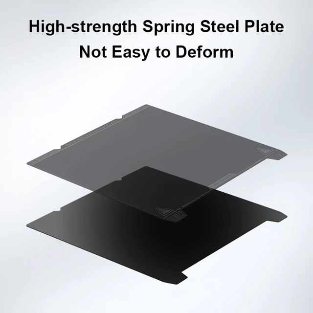 Alt view image 5 of 7 - Creality Official K1 Max Build Plate Smooth Surface 315x310mm PEI Sheet Flexible Removable Spring Bed Plate for K1 Max, Ender 3 V3 Plus(Without Magnetic Base)