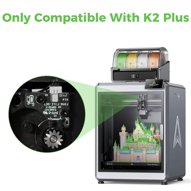 Alt view image 4 of 5 - Creality Official K2 Plus Filament Detection Board Photoelectric Filament Break Sensor Module for K2 Plus Combo / K2 Pro / K2 3D Printer Extruder Accessory & Replacement Part