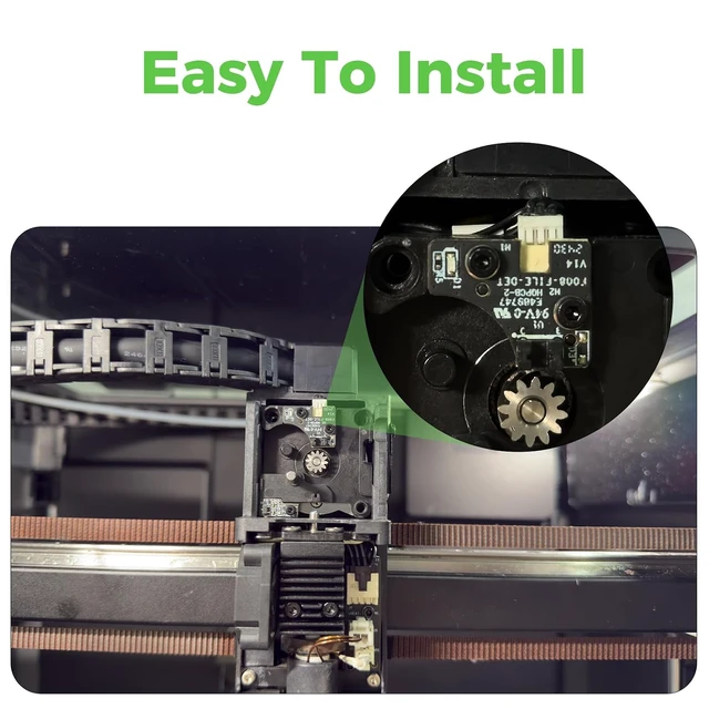 Alt view image 5 of 5 - Creality Official K2 Plus Filament Detection Board Photoelectric Filament Break Sensor Module for K2 Plus Combo / K2 Pro / K2 3D Printer Extruder Accessory & Replacement Part