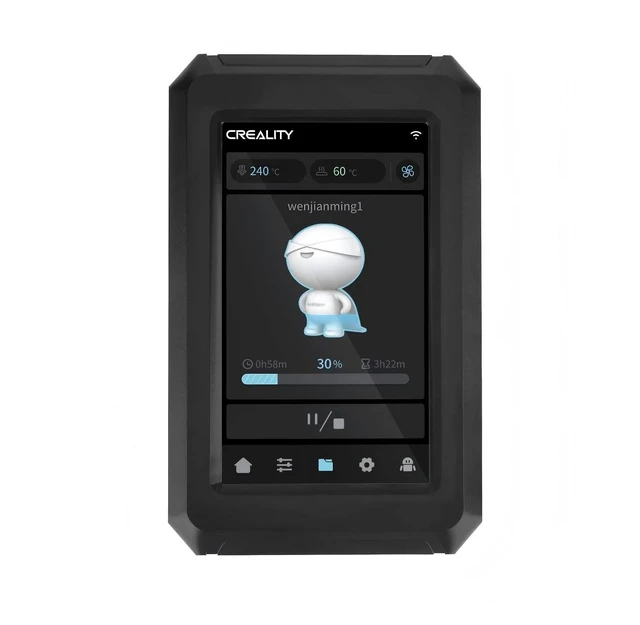 Main image of Creality Official Ender 5 Max Touch Screen Kit, Original 4.3" HD Display Screen, 3D Printer Color Touch Display with WiFi & USB Ports, Direct Replacement Control Panel for Ender 5 Max 3D Printer