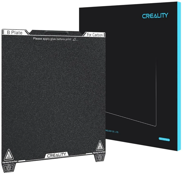 Main image of Creality Official K1C Build Plate, 235x235mm Textured Surface PEI Sheet Magnetic Flexible Spring Steel Bed Plate for 3D Printer K1 SE/K1/Ender 3/3 V2/3 V3/3 V3 KE/3 V3 SE (Without Magnetic Base)