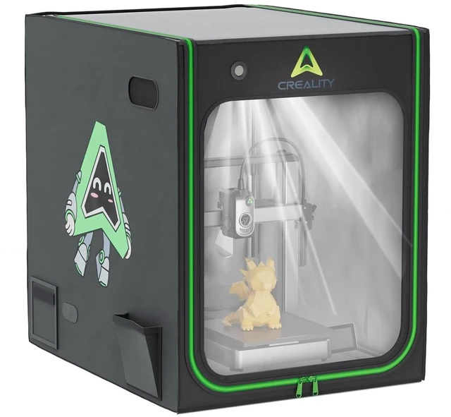 Main image of Creality 3D Printer Enclosure with LED Lighting, Constant Temperature Fireproof Dustproof Protective Cover, 700*750*900mm 3D Printer Cover for CR-10 Smart Pro/CR-10 Pro/Ender 3 S1 Plus/Ender 5 Plus