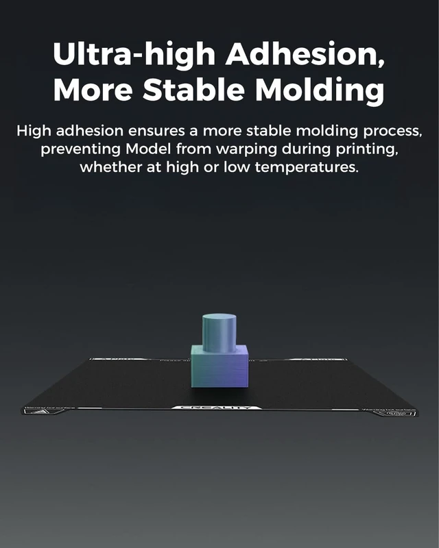 Alt view image 4 of 7 - Creality Official K1 SE/K1C Build Plate, 235x235mm Epoxy Resin Surface Magnetic Flexible Spring Steel Bed Plate for K1/Ender 3/3 V2/3 V3/3 V3 KE/3 V3 SE (Without Magnetic Base)