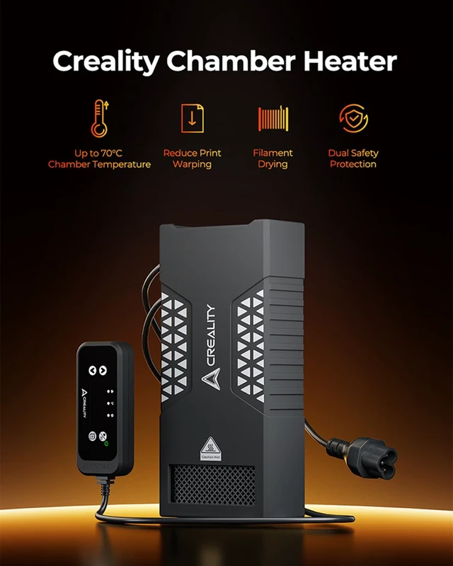 Alt view image 2 of 7 - Creality Official Chamber Heater, Support 40-70 Heating, Filament Drying, Modular Design Allows DIY Personalized Drying Box, 3D Printer Chamber Heater Suitable for Enclosed FDM 3D Printers