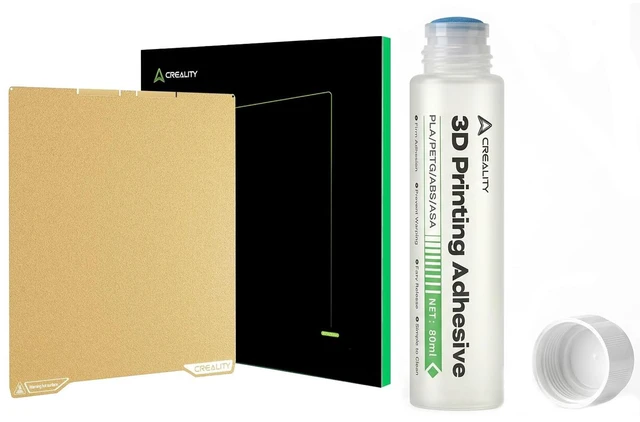 Main image of Creality K2 270x293mm Textured Build Plate and 3D Printer Adhesive Glue 80mL 1PCS, Reduces Warping and Shedding