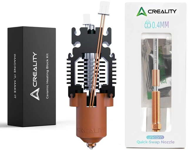Main image of Creality Ender 3 V3 SE/3 V3 KE 0.4mm Nozzle 1PCS and Upgrade Hotend Kit, Support 600mm/s Printing