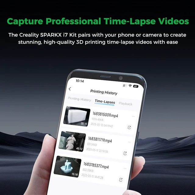 Alt view image 5 of 7 - Creality Official i7 Time-Lapse Kit, Multimode Trigger Control Board with WiFi & Bluetooth, Automatic Print Timelapse Recording Circuit Board Replacement Parts for Creality i7 3D Printer