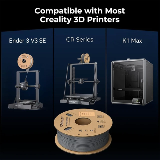 Alt view image 6 of 7 - Official Creality Hyper ABS Filament 1.75mm, High Speed ABS 30-350mm/s 3D Printer Filament ABS, High Impact Resistance, Dimensional Accuracy +/-0.02mm, 1KG(2.2lbs) Spool White, Fit Most 3D Printer