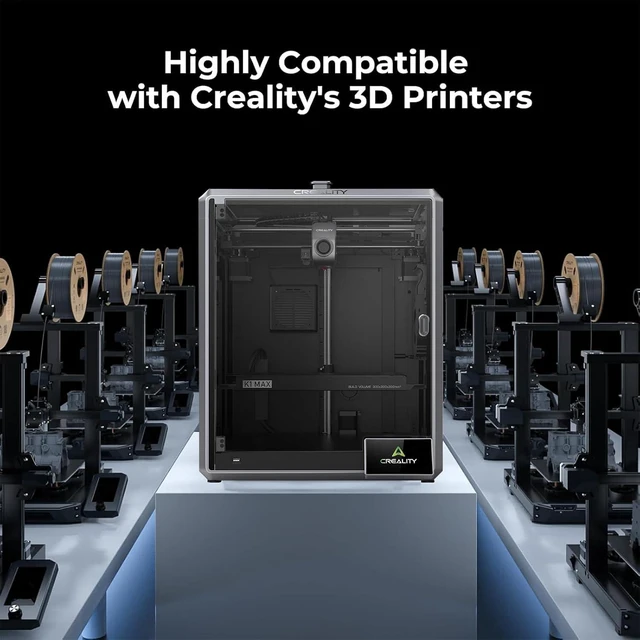 Alt view image 7 of 7 - Official Creality Hyper ABS Filament 1.75mm, High Speed ABS 30-350mm/s 3D Printer Filament ABS, High Impact Resistance, Dimensional Accuracy +/-0.02mm, 1KG(2.2lbs) Spool White, Fit Most 3D Printer
