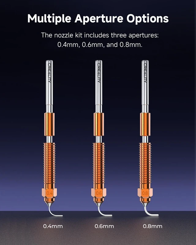 Alt view image 2 of 6 - K1C/K1 SE/K2 SE Nozzle Kit and Clog Poke
