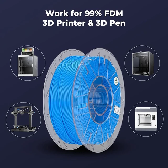 Alt view image 2 of 7 - 2025 New Official RFID CREALITY Hyper PLA RFID Filament 1.75mm for K2 Plus Combo, High Speed 30-600mm/s 3D Printer Filament, 1kg(2.2lbs)/Spool Hyper PLA RFID Support CFS, for Most 3D Printers Grey