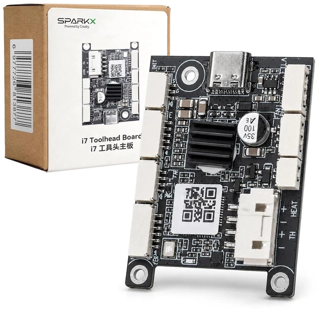 Main image of Creality Official SPARKX i7 Toolhead Board, Original i7 Hotend Adapter Plate, i7 PCB Print Head Board V08 Mainboard, Nozzle Adapter Mainboard Replacement for SPARKX i7 3D Printer